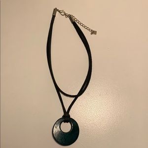 Unique Wood Circle Necklace